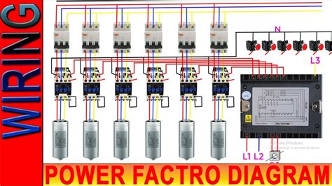 power factor correction wiring diagram